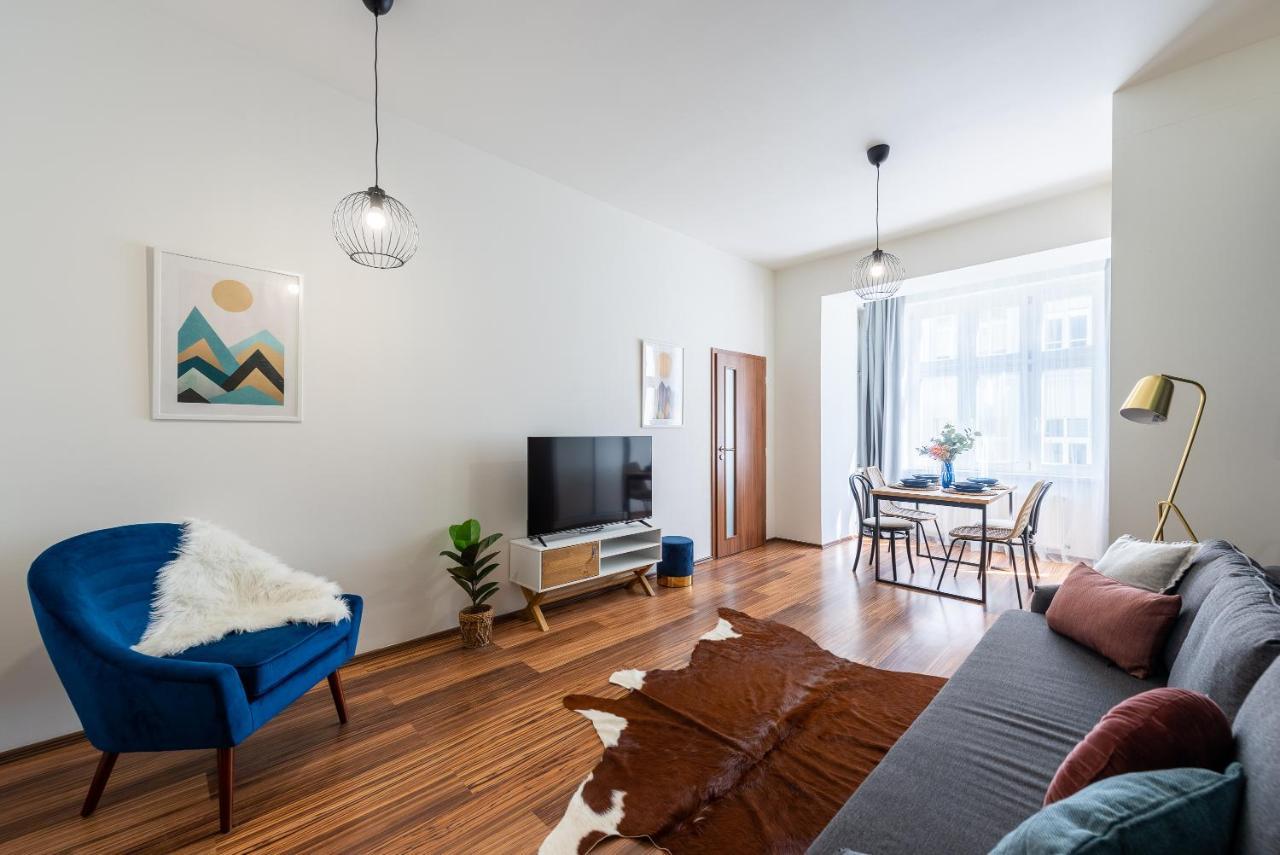 10 Min City Centre 5 People Apartment, Free Coffee 布拉格 外观 照片